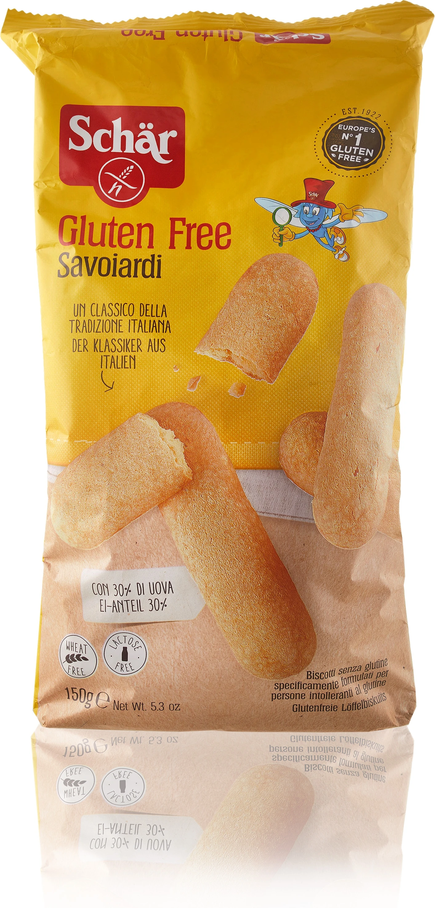 Piškote (sert. bez glutena) 150 g Schar